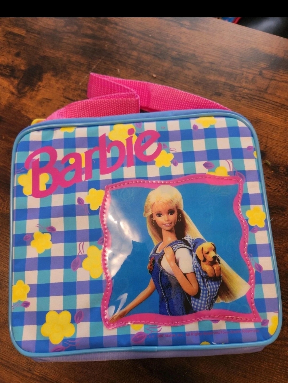 Vtg 1997 Barbie Kids Lunchbox Insulated School Lunch Bag NWT Girls Retro 90s Toy